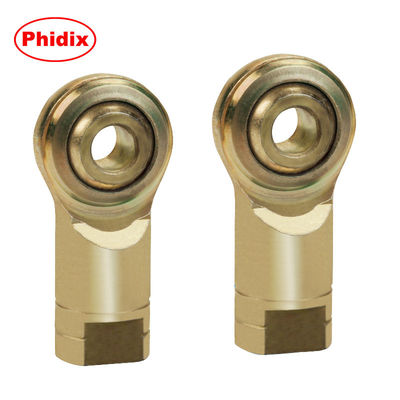Terminos de hastes metálicas da série EM-M/EF-M: juntas métricas revestidas com zinco com opções de PTFE e resistência à corrosão para controle de movimento industrial