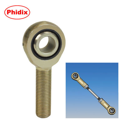 SPM/SPF Series Rod Ends ️ Self-Lubricating Nylon Raceway with Zinc & Dichromate Coating∙ Design resistente à corrosão/usura e baixa umidade para sistemas industriais de movimento