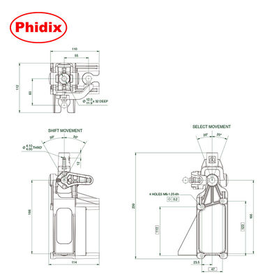 Materiais de alumínio para veículos de mudança de transmissão manual da série VGS 918