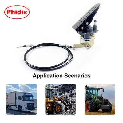 CH530/CH531 Pedal de acelerador pesado para caminhões e máquinas off-road. Sistema de retorno de dupla configuração com molas. Design durável com baixa manutenção e resistência à corrosão.
