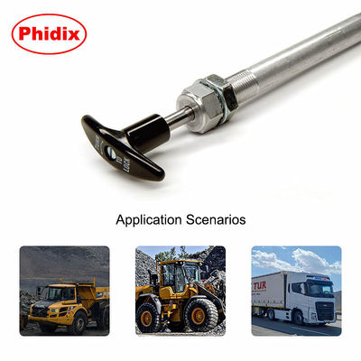 Alça de controle de trava giratória push-pull durável com mecanismo de travamento seguro