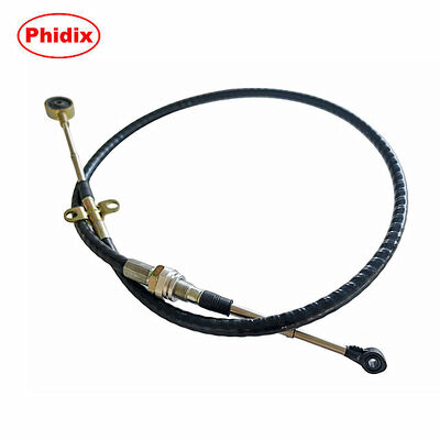 Heavy-Duty Push-Pull Control Cable With Threaded Bulkhead And Rod End