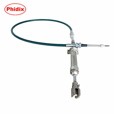 Conjunto de cabo de controle push-pull de aço inoxidável com cilindro para controle mecânico industrial e de veículos