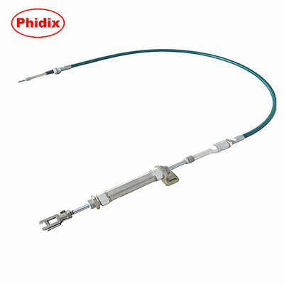 Conjunto de cabo de controle push-pull de aço inoxidável resistente com cilindro para controle mecânico industrial e de veículos