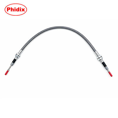Cabo de controle push-pull ajustável de extremidade dupla totalmente montado para controle de movimento mecânico industrial