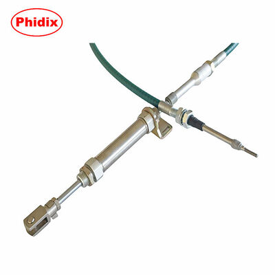 Conjunto de cabo de controle push-pull de aço inoxidável com cilindro estabilizador integrado para aplicações resistentes à corrosão