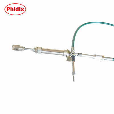 Conjunto de cabo de controle push-pull de aço inoxidável com cilindro estabilizador integrado para aplicações resistentes à corrosão