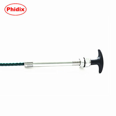 Cabo de controle push-pull com trava giratória - Conjunto de cabo de controle remoto mecânico com travamento de posição