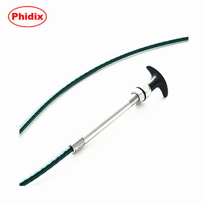 Cabo de controle push-pull com trava giratória - Conjunto de cabo de controle remoto mecânico com travamento de posição