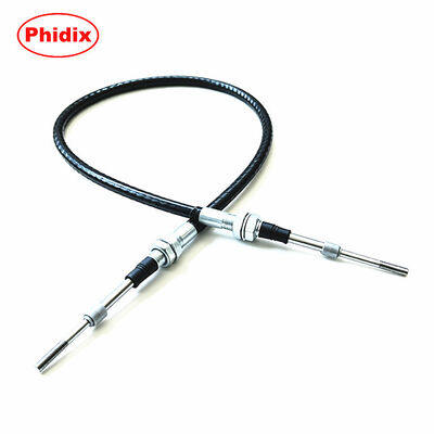 Conjunto de cabo de controle push-pull bidirecional, acessórios de extremidade de anteparo com rosca dupla