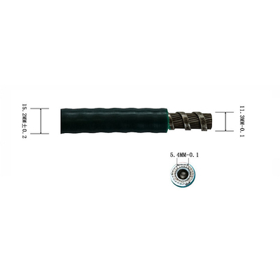 Diferente escolha PE/PU/PVC Casamento flexível Cable de puxa-puxa Casing externo Anti-alta e baixa temperatura