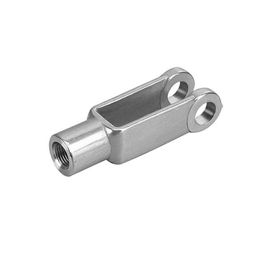 Baixa Resistência Push Pull Cable Fittings End Steel Clevis Thread 1/4 - 28 RH U Fork