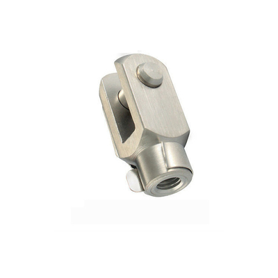 Baixa Resistência Push Pull Cable Fittings End Steel Clevis Thread 1/4 - 28 RH U Fork