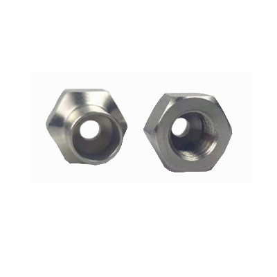 M12x1 Armadilha de flange de mangas Fittings final de cabo SS316 aço inoxidável Hex Nut